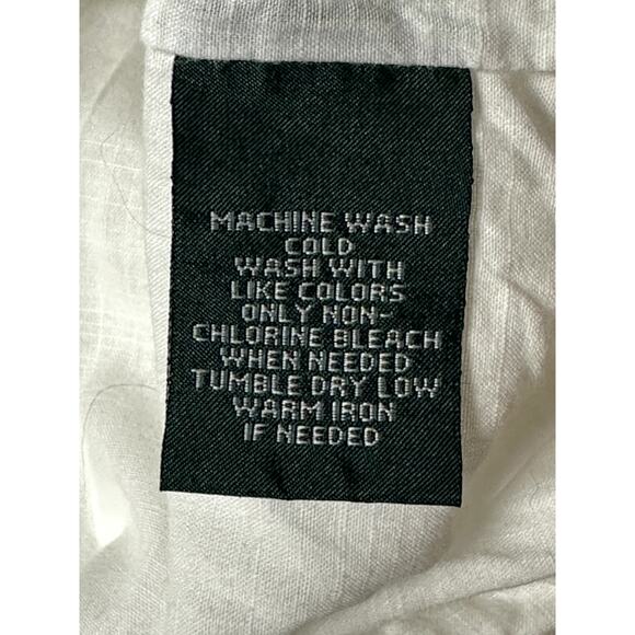 Lauren Ralph Lauren Wm Sz Medium Fairy Cottagecore Prairie Tie Detail Lace Top - Picture 6 of 9